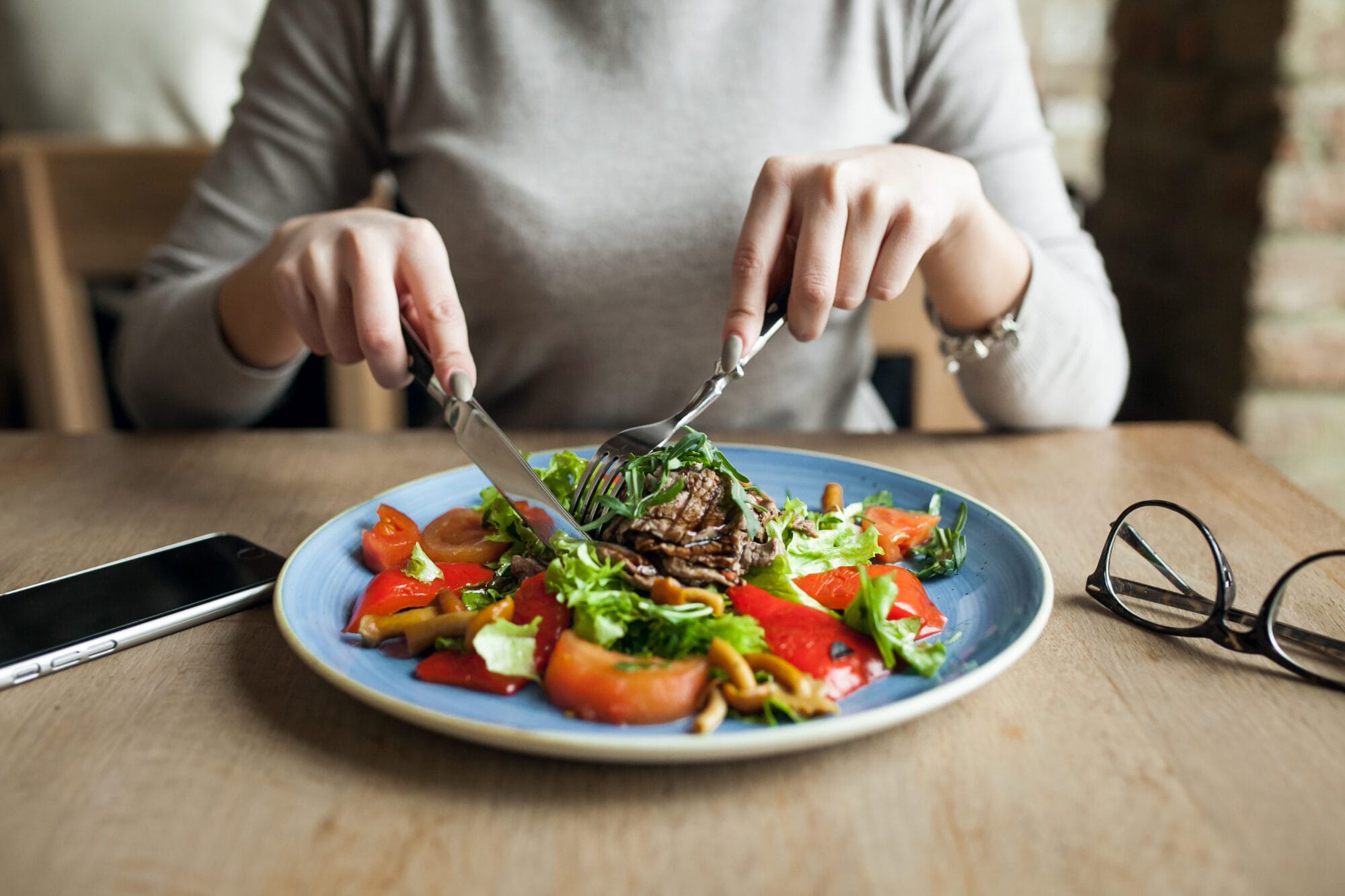 healthy people salad food woman healthy people salad food woman